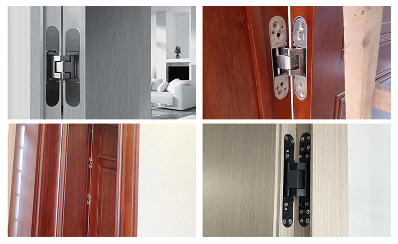 三維可調(diào)暗鉸鏈鋅合金隱形門合頁(yè)木門折疊門房門重型暗裝十字暗鉸 30*